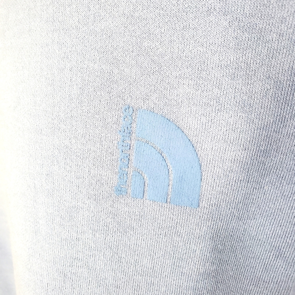 The North Face Garment Dyed Mock Neck Pullover Oversized Sweater Cabincore Ski - Picture 5 of 8